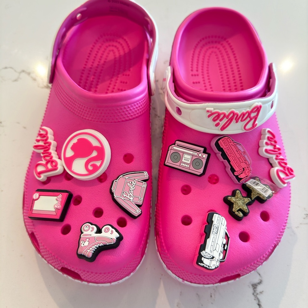 Barbie Crocs Size 9 NWOT Women’s